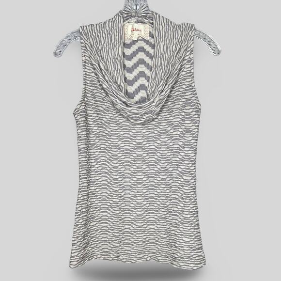 Anthropologie Deletta Textured Cowl Neck Top - Picture 1 of 6